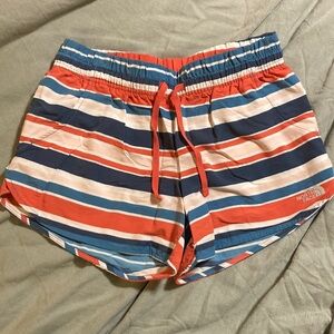 The North Face Athletic Shorts Red and Blue